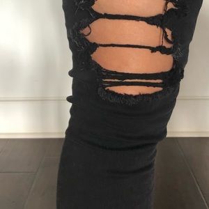 American Eagle Ripped Jeans (black)